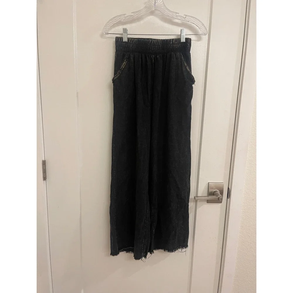 Boho Fringe Pants Yoga‎ Pilates Summer Euro Grunge Streetwear Loungewear